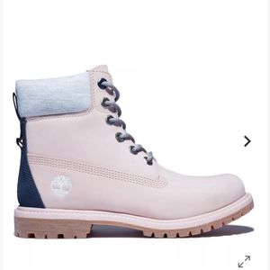 Timberland PREMIUM 6IN WATERPROOF BOOT LIGHT PINK  NUbuck TB0A20P5